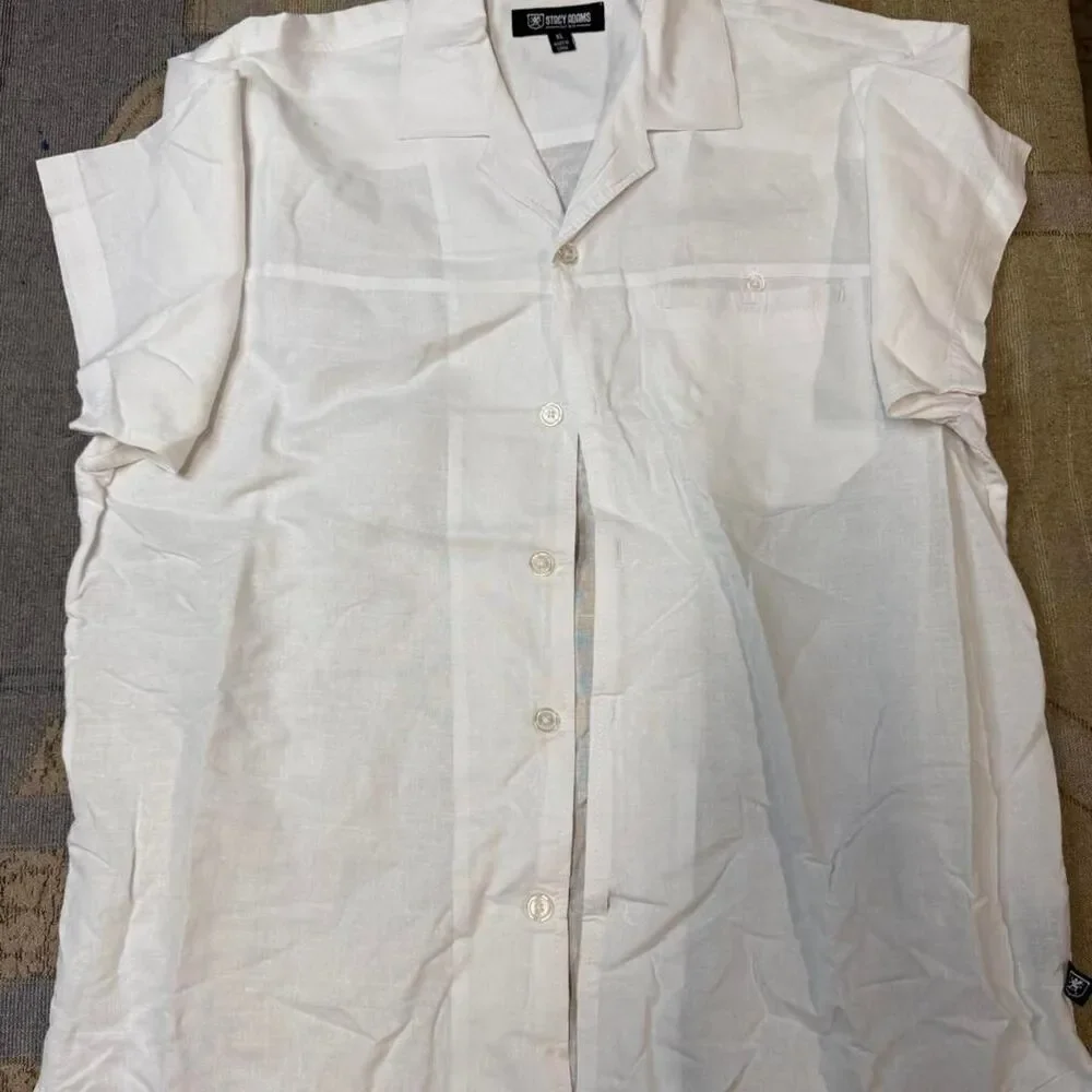 Stacy-adams Men's White Shirt
